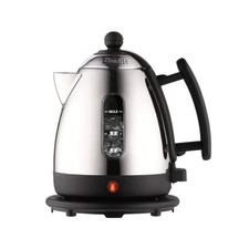 Dualit Mini Lite Kettle - 1 Litres, Polished Stainless Steel With Black Trim 
