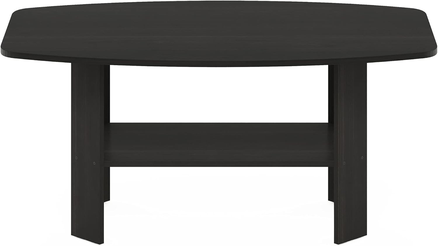 Dark Walnut & Espresso 2-Piece End Table and Coffee Table Set
