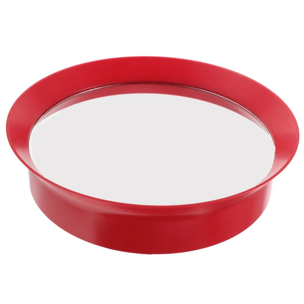 Miroir Convexe Doré Mural Rond Résine Soleil - Diamètre 28.5cm