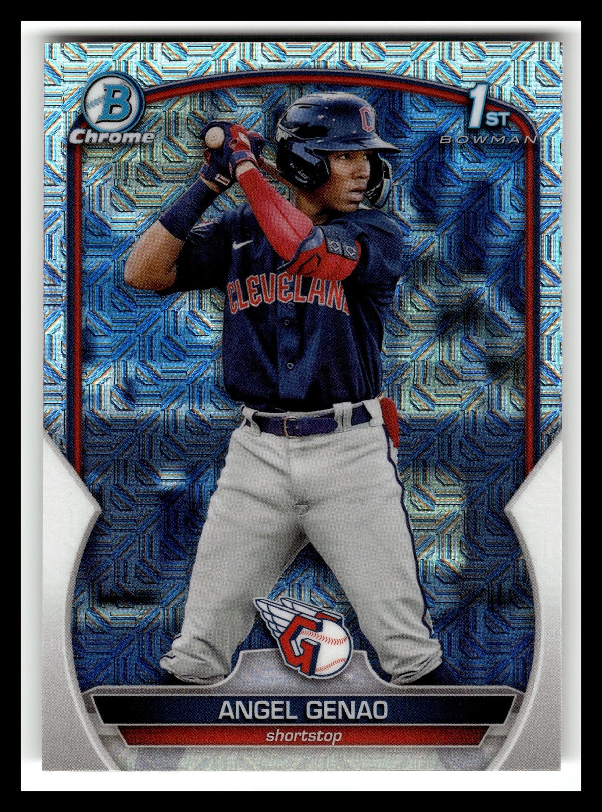 2023 Bowman #BCP-140 Angel Genao Chrome Prospects Mojo Refractors
