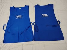 2 Hobby Lobby Uniform/ Cobbler Aprons - Royal Blue, RB1 