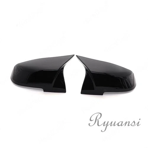 2x Glossy Black Side Mirror Cover Caps for BMW 3 Series F30 F31 F20 320i 328i