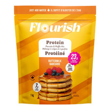 Flourish Buttermilk Protein Pancake & Waffle Mix, 1 kg, 2 pk.