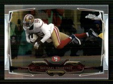 2014 Topps Chrome #32 Michael Crabtree San Francisco 49ers 66473