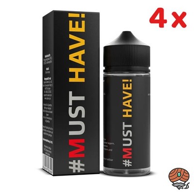 MUSTHAVE M (Cappuccino, Karamell) Longfill E-Liquid / Liquid Aroma 4x 10ml