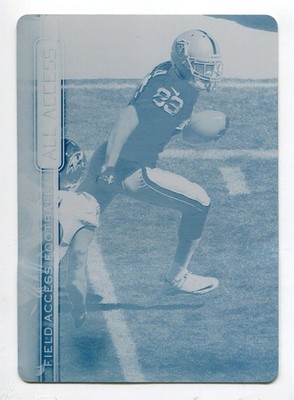 2015 Topps Field Access Print Plate Cyan Amari Cooper 1/1 Oakland Raiders ROOKIE