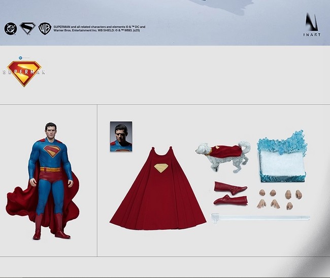 Inart Studio Superman Action Figure Model Pre-order 1/6 Scale Queen Studio Dog