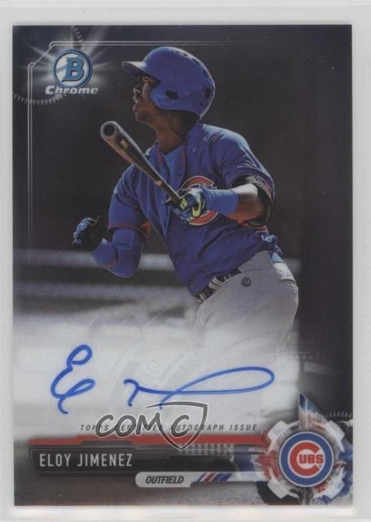 2017 Bowman Chrome Prospect Auto Eloy Jimenez #CPA-EJ Auto 2r7