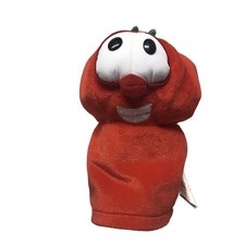 Veggie Tales Bob the Tomato 9 Plush Hand Puppet Toy CR Gibson Christian