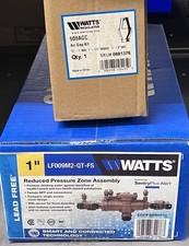 Watts 88004112 LF009M2-QT-FS 1” Reduced Pressure Zone Assembly. Air Gap Included