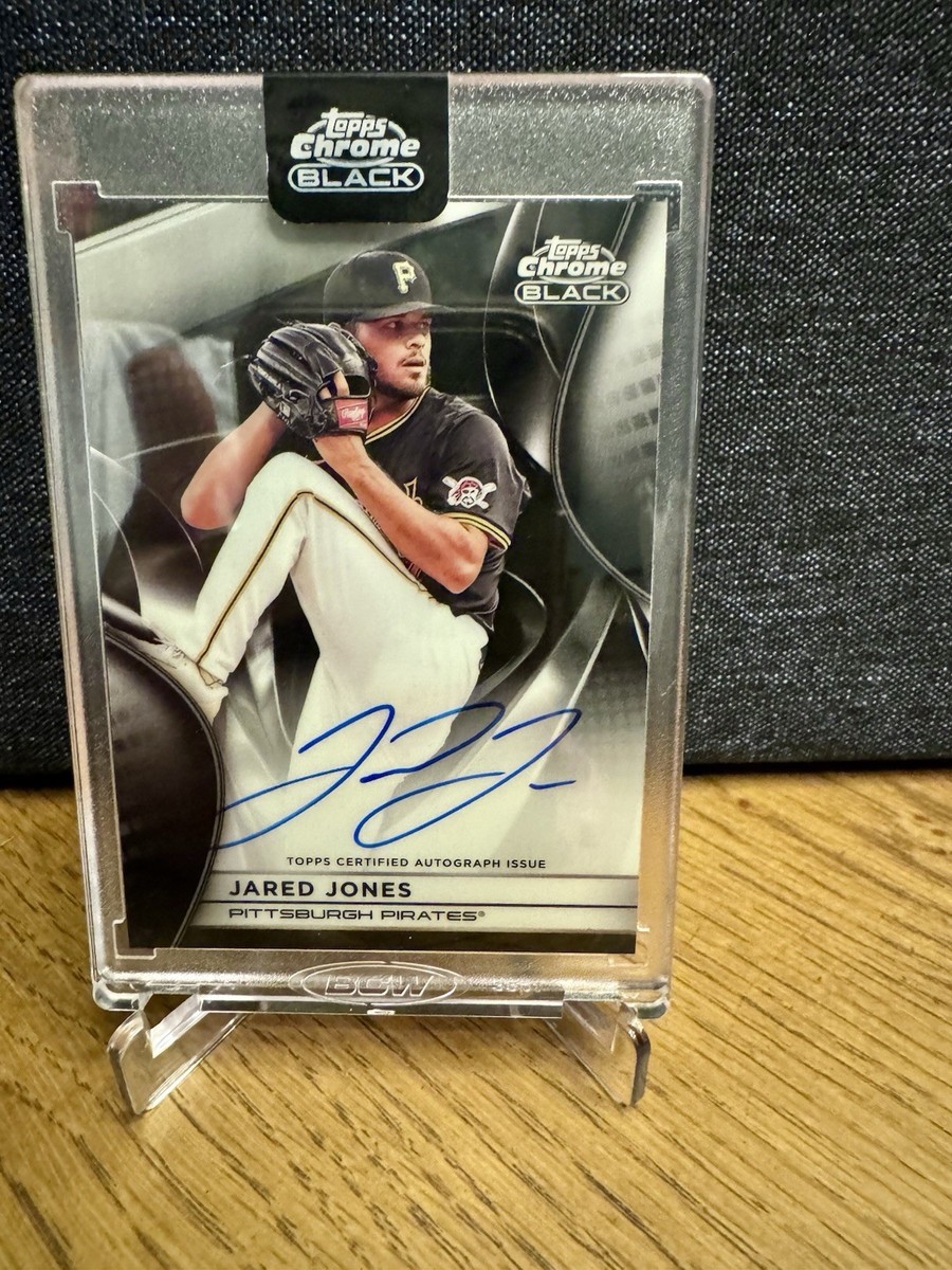 2025 Topps Chrome Black Jared Jones Auto – #CBA-JJO – Pittsburgh