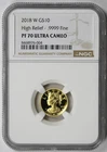 2018-W American Liberty High Relief .9999 Gold $10 Proof PF 70 Ultra Cameo NGC