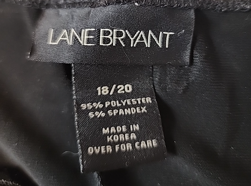 Excellent Lane Bryant Women Tank Top 18/20 Black Sequin Sparkle Holiday Party - Picture 4 of 6