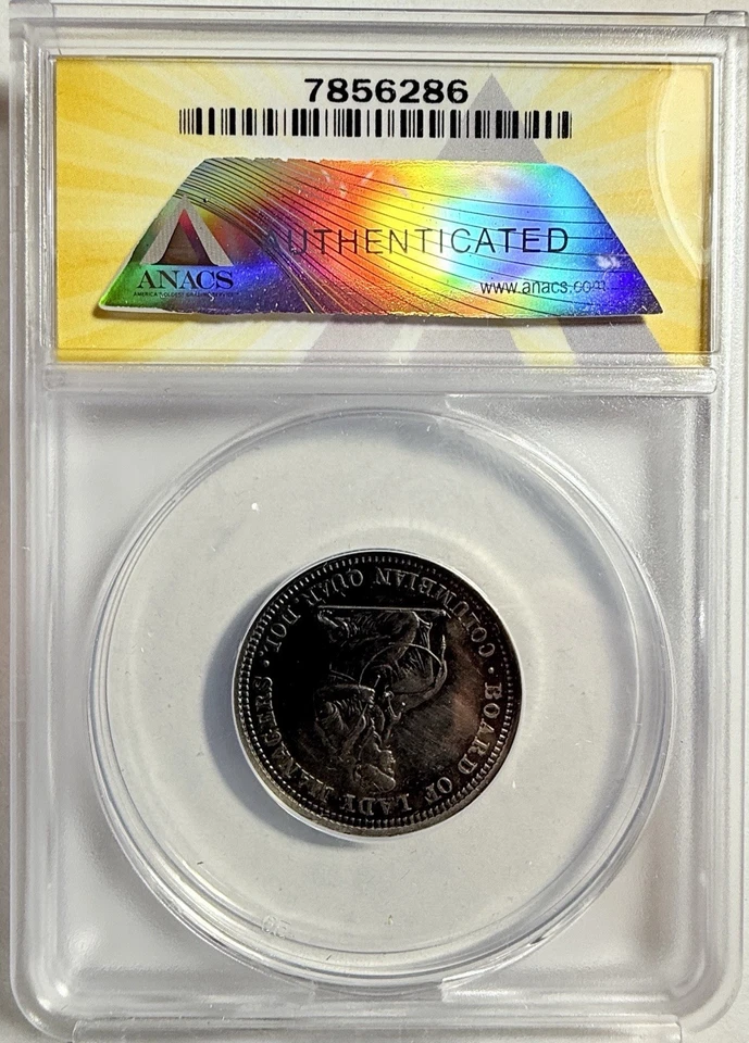 1893 Isabella Commemorative Quarter 25C - ANACS AU 50 Details - - Image 4 of 4