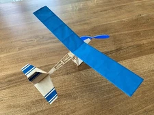 Aerobug Free Flight Rubber Model Plans and Balsa Kit 16" Wing Span Parasol