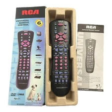 RCA RCU600RS TV VCR DVD DBS SAT Universal System Link 6 AV Remote Control