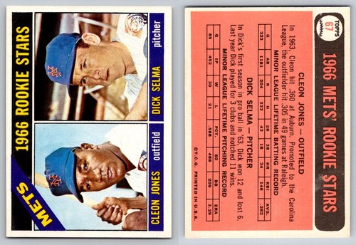 1966 TOPPS Baseball - Base Cards (61-328) - U Pick Complete Your Set - Picture 3 of 26