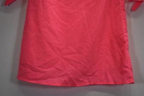 GB Pink Girls Jewel Neck 3/4 Tie Up Sleeves Keyhole Back Casual Tunic Top S - Picture 7 of 9