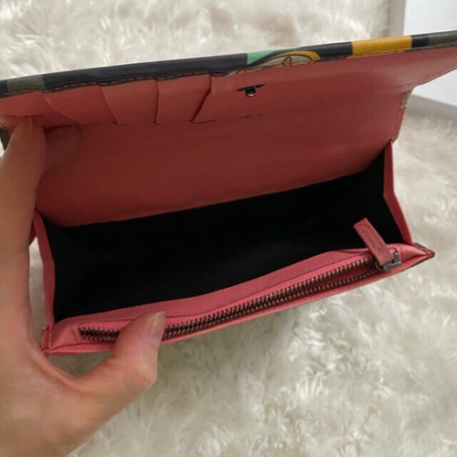 Emilio Pucci Enamel Leather Long Wallet - Picture 6 of 6