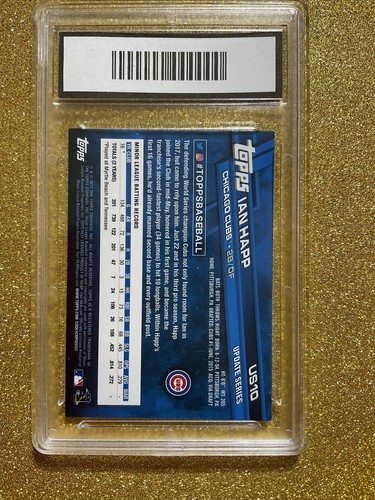 2017 TOPPS UPDATE IAN HAPP ROOKIE SP VARIATION PGA 10 GEM MINT C STORE FOR READ - Picture 4 of 4