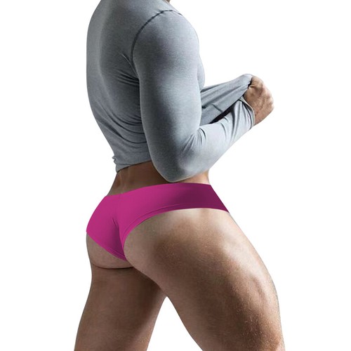 Men Half Hip Sexy Low Waist Underwear U Pouch Panties Shorts Wrap Bikini Briefs✔ - Picture 8 of 34