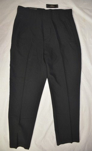 NWT $100 Banana Republic 8 Regular Black Ultra High Rise Tapered Pant #817461 - Picture 1 of 5