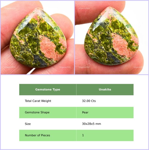 Natural Loose Semiprecious Cabochon Gemstone - Picture 34 of 57