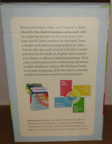 Mindfulness Cards: Simple Practices for Everyday Life by Gunatillake, Roha - Picture 3 of 3