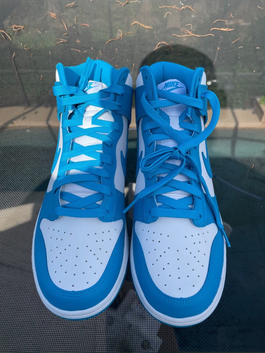 シューズ(男性用) NIKE DUNK HI RETRO LASER BLUE/WHITE NIKE DUNK HI RETRO LASER BLUE/LASER BLUE-WHITE 23FA-I