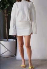 THE ATTICO Mini Abito 'Irene' Taglia 6 (38) ORIGINALE PREZZO DI LISTINO £615 #E1