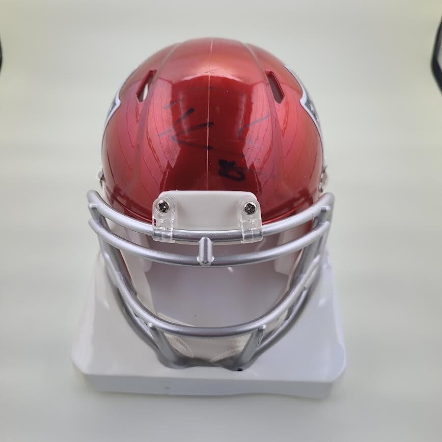 Christian McCaffrey Autographed Signed San Francisco 49ers Mini Helmet Beckett 