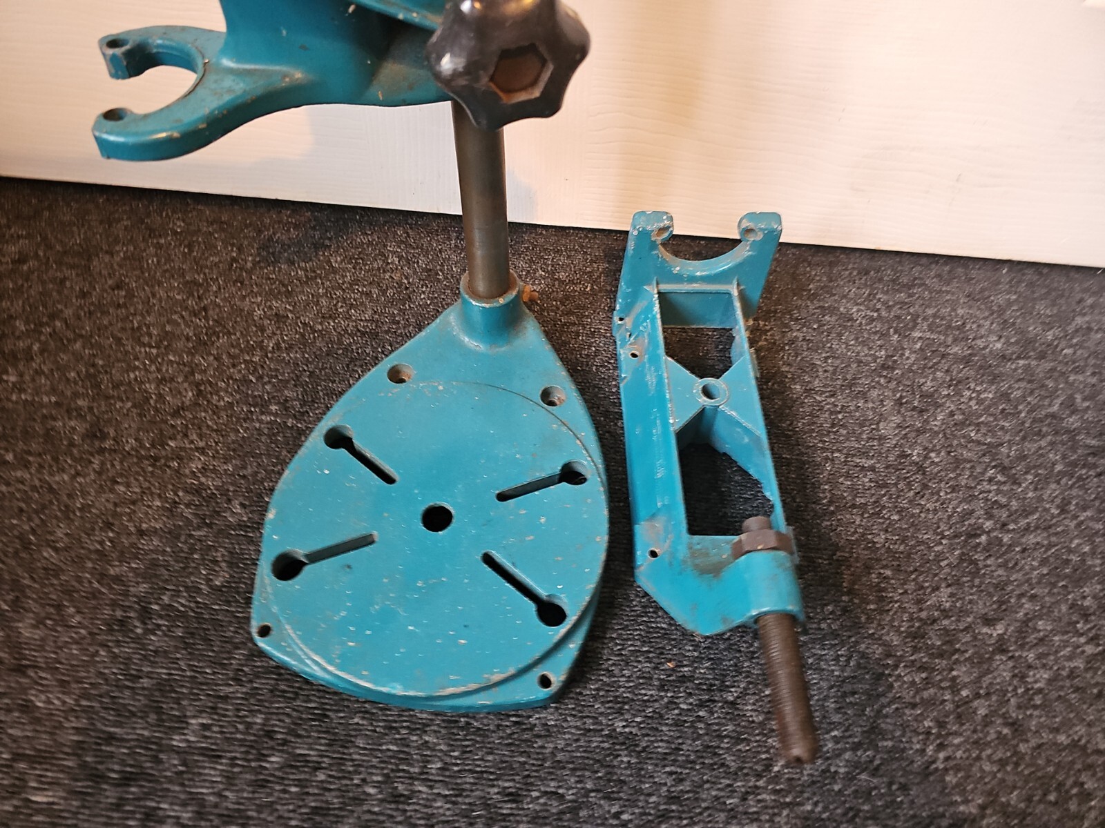 Vintage Blue Black & Decker Electric Drill Pillar Drill Frame eBay