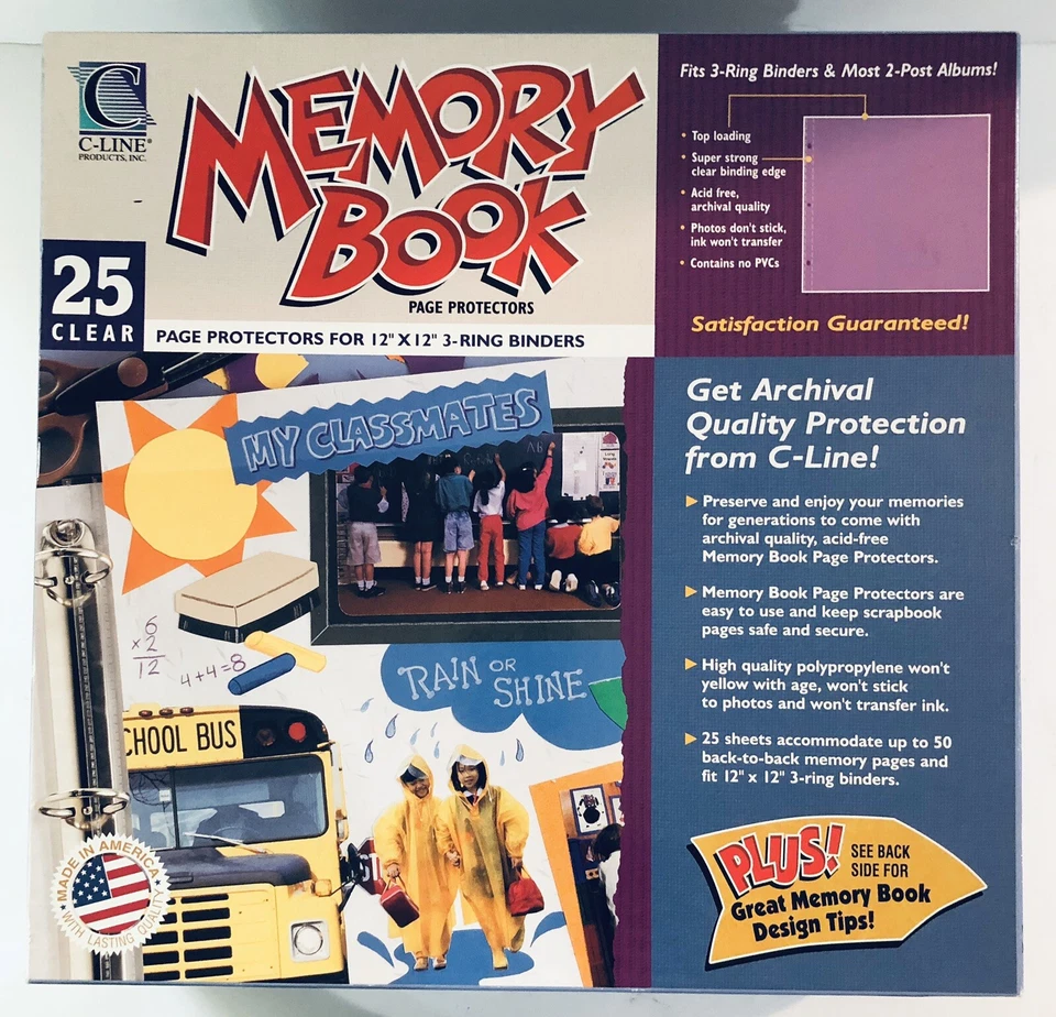 Memory Book Top-Loading 12” x 12” Page Protectors 179 Page Protectors Bundle - Image 3 of 4