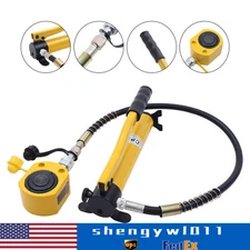 20T Low Profile Hydraulic Ram Lifting Cylinder Stroke 12mm Porta Power Jack Tool