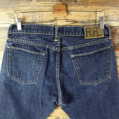 Ralph Lauren RRL Japanese Selvedge Mens Denim Jeans Slim Fit