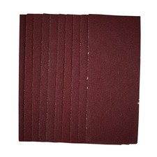 Image of Draper 55737 1/3 Sanding Sheets, 93 x 230mm, 40 Grit (Pack of 10)