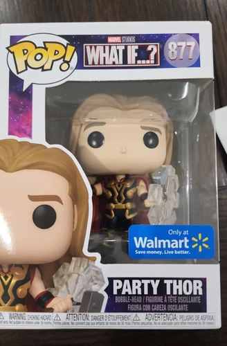¡FUNKO POP! FIGURA DE VINILO MARVEL PARTY THOR #877 EXCLUSIVA WALMART NUEVA
