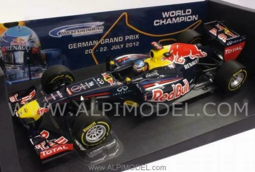 Modellini statici di auto da corsa redbull Scala 1:18 per Renault