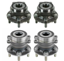 Moog Front Rear Wheel Bearing and Hub Assemblies Kit For Subaru Forester Impreza