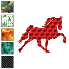 Horse Trotting, Vinyl Decal Sticker, 40 Patterns 3 Sizes, 889