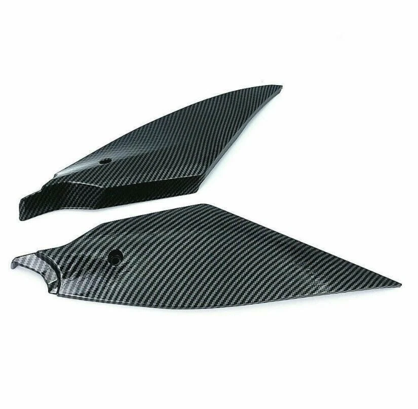 Carbon Fiber Fuel Gas Tank Side Trim Cover Fairing For Yamaha YZF R6 2017-2020 Foto 3 de 4