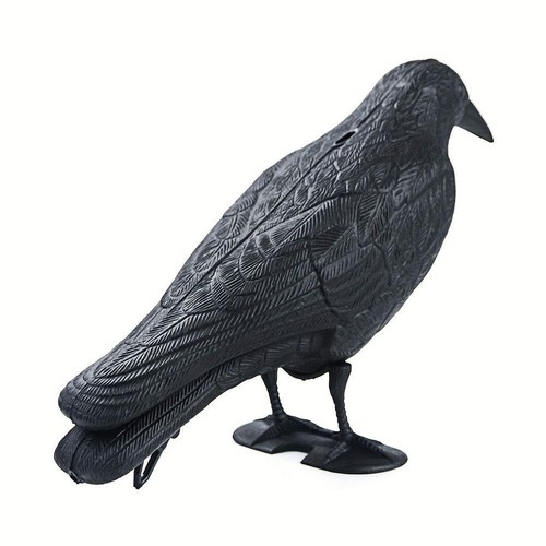 Plastic Simulation Crows Garden Deco Statue Hunting Protect Bait Decor - Picture 11 of 12
