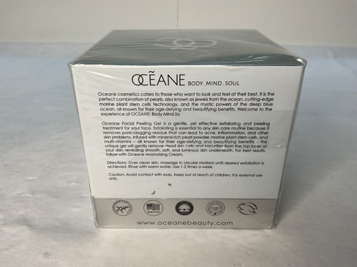 OCEANE White Pearl Facial Peeling Gel 1.7oz / 50ml Body Mind Soul Sealed - Picture 3 of 4