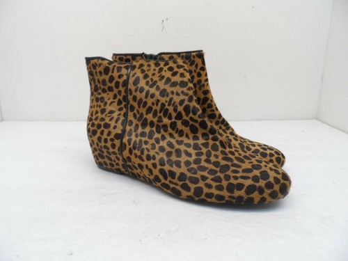 nine west leopard print booties