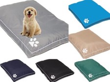 Luxury Waterproof Dog Bed Large Pet Bed  Removable Zipped Cover & Cushion Pad