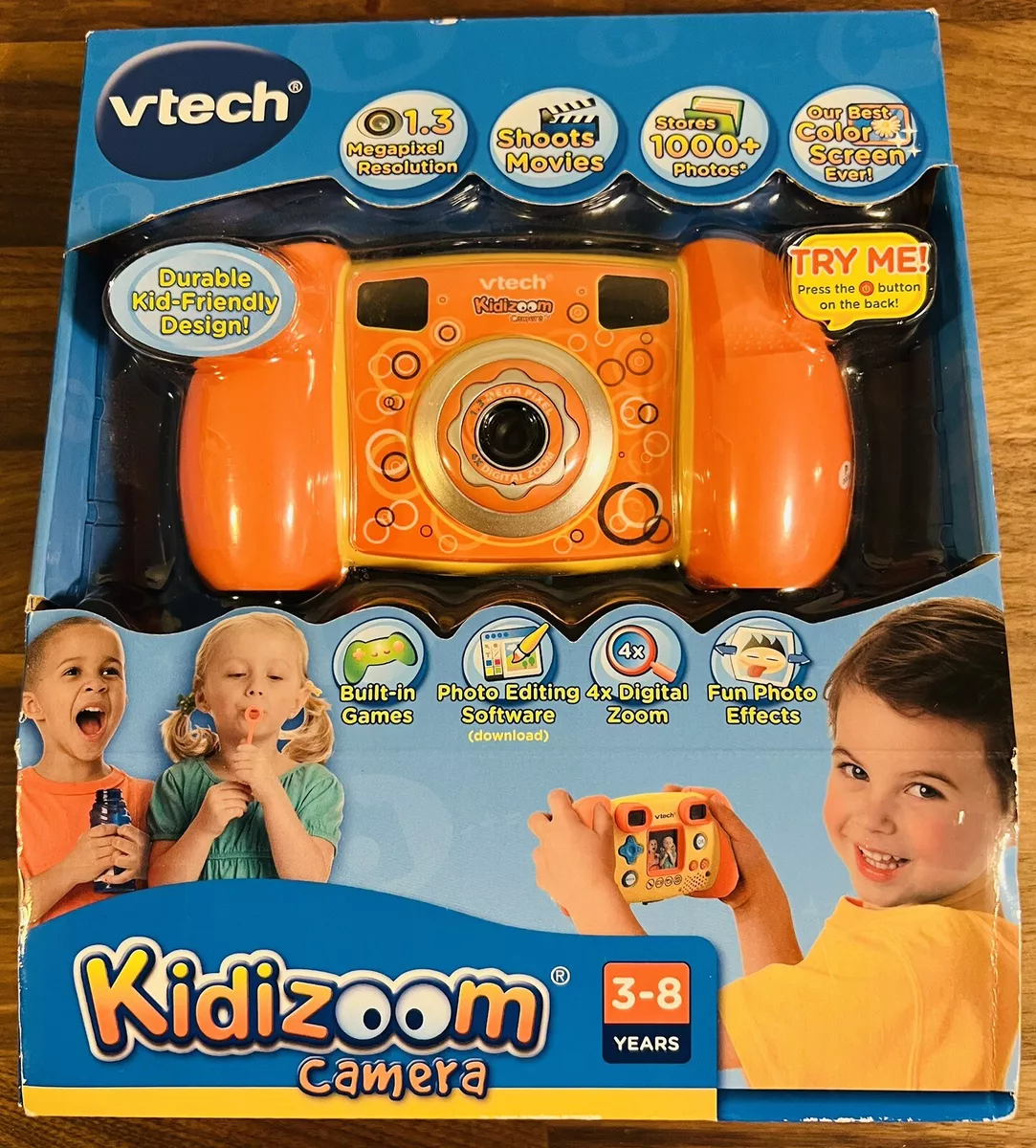 Vtech Kidizoom Orange Camera Connect 3-8 Years Play Fun Toy Kids