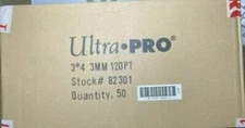 Case of 500 Ultra PRO 120pt Toploaders Top Loaders for SUPER THICK Cards