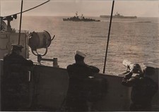 US Navy 1952 Operation Longtail Sixth Fleet Mediterranean Maneuver RARE Photo