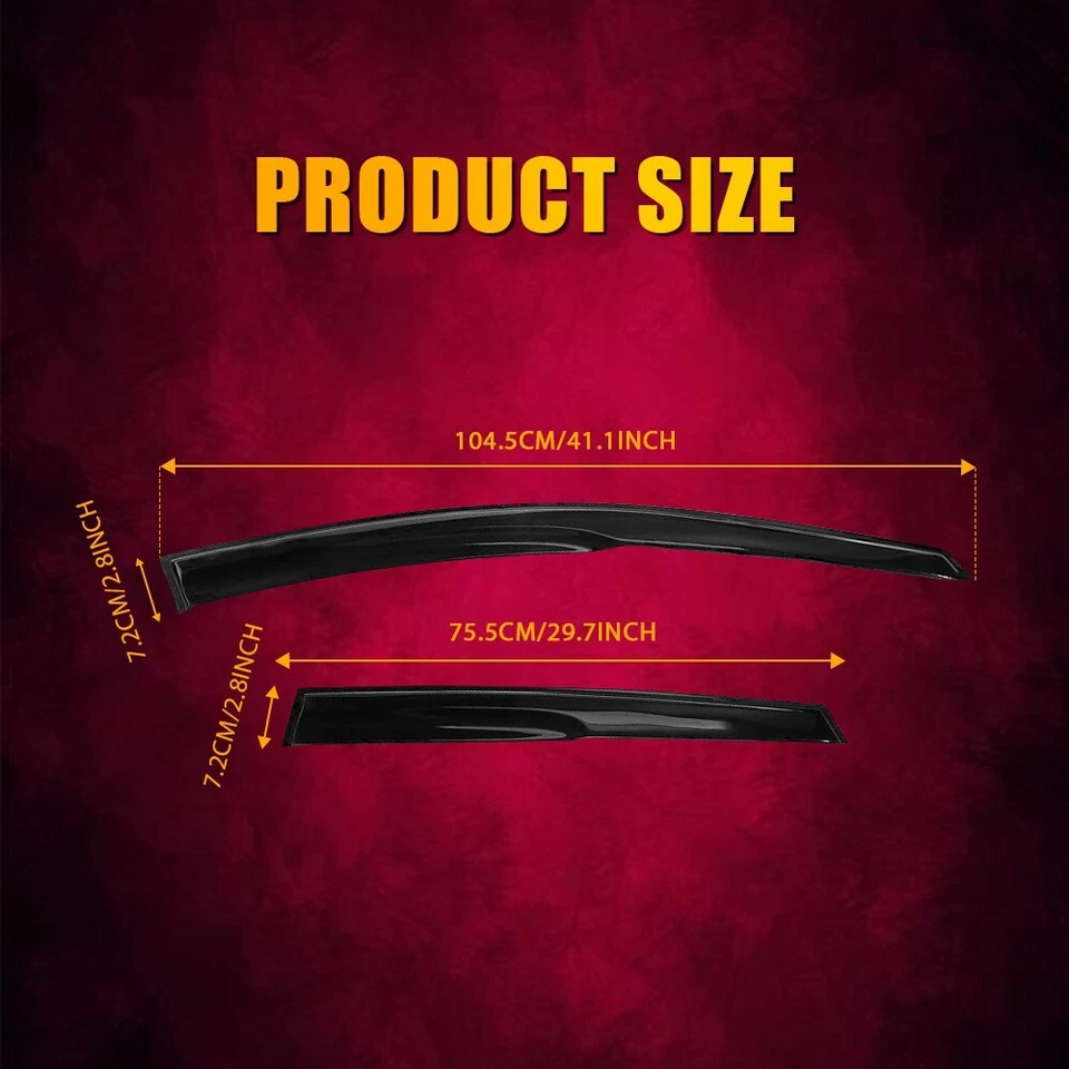 Para Honda CR-V 2007-2011 Ventana Visera Ventilación Parasol Lluvia Deflector Protectores 4 Piezas Foto 2 de 4