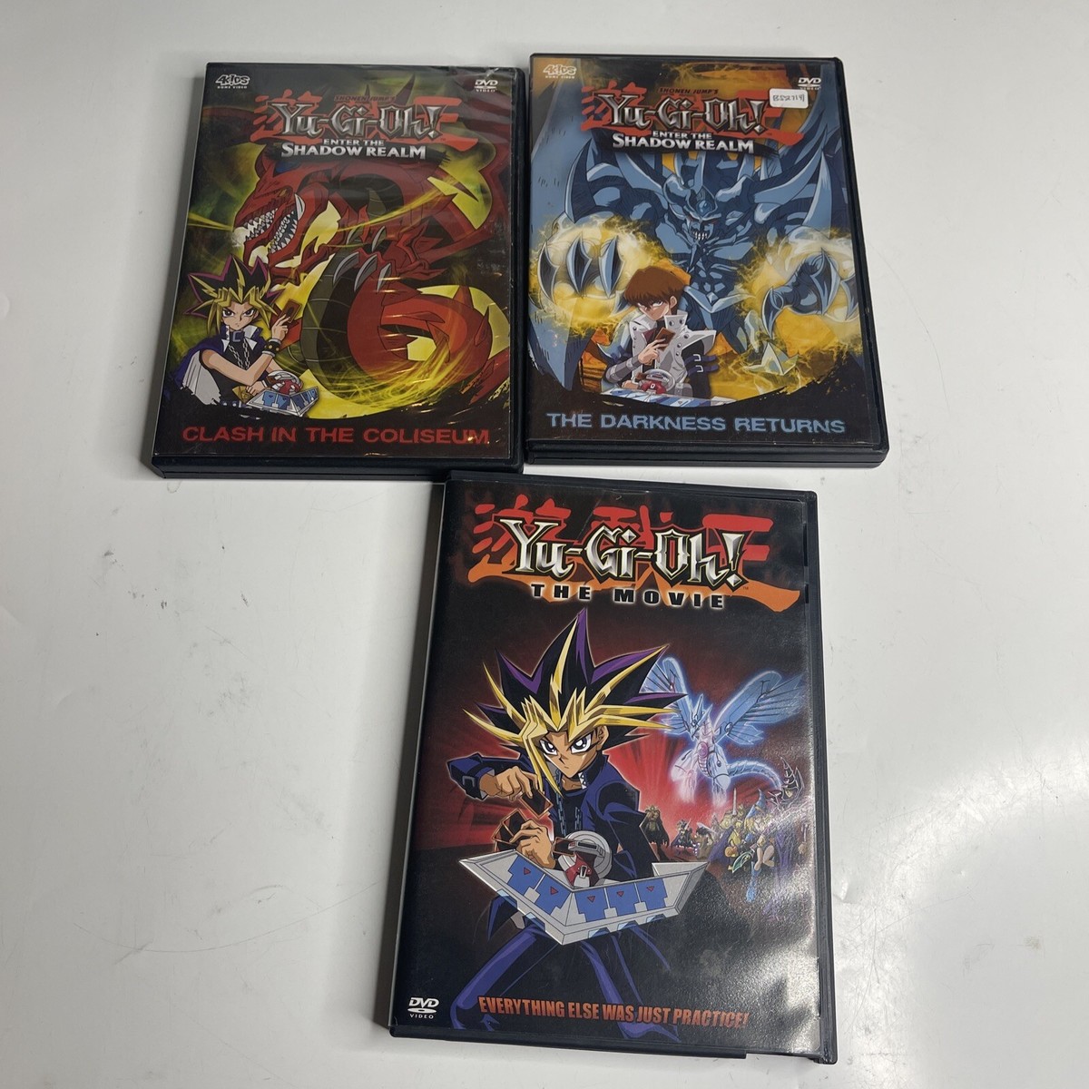 Yugioh The Shadow Realm DVD 3.2 3.3 & The Movie Darkness Returns